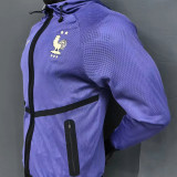 2026/27 France Purple Double Layered Windbreaker  (Size is Slightly Small ,Please Purchase a Large Size)