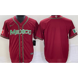 2026 WBC Mexico Red Baseball Jersey
