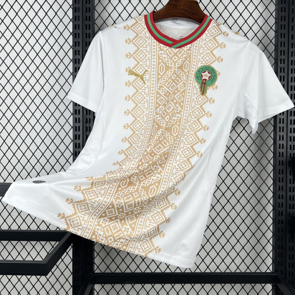 2026/27 Morocco Away White Fans Soccer Jersey