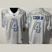 COOK III #4 Men's Buffalo Bills NFL Jersey 布法罗比尔  (3代）