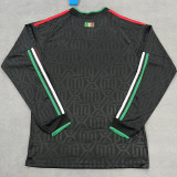 2026/27 Mexico Third Black Fans Long Sleeve Soccer Jersey