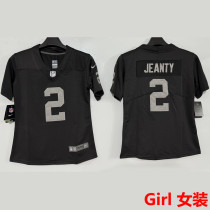 JEANTY #2 Las Vegas Raiders Girl NFL Jersey 突袭者