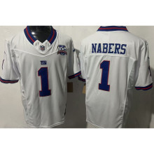NABERS #1 Men's New York Giants NFL Jersey  巨人   (3代）