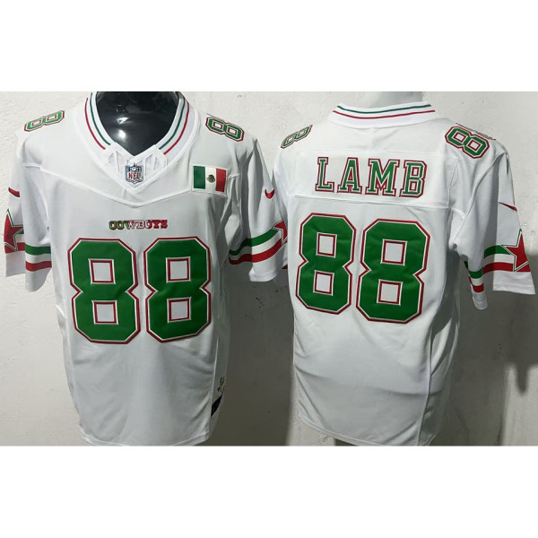 LAMB #88 Men's Dallas Cowboys NFL Jersey 牛仔   (3代）