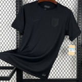 2026/27 Norway Away Black Fans Soccer Jersey  (Have Right Patch 有右臂章 白底黑字）