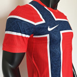 2026/27 Norway Home Red Player Version Soccer Jersey