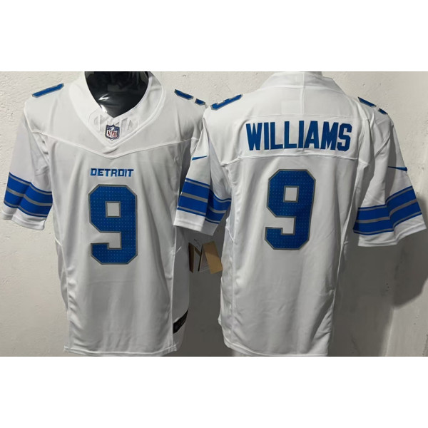 WILLIAMS #9 Men's Detroit Lions NFL Jersey 雄狮     (3代）