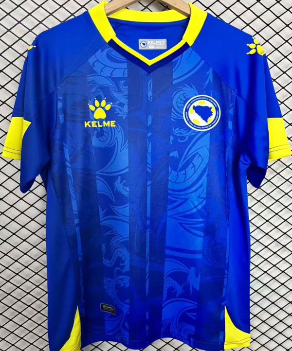 2026/27 Bosnia-Herzegovina Home Blue Fans Soccer Jersey 波黑