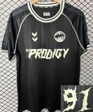 #91 The Prodigy x Hummel Black Fans Soccer Jersey 2026/27