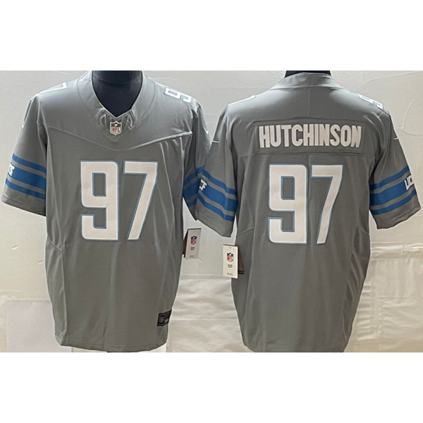 HUTCHINSON #97 Men's Detroit Lions NFL Jersey 雄狮     (3代）