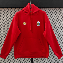 2026/27 Argentina Red Retro Style Hoody 小绣花