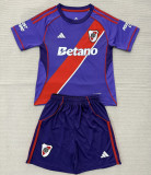 2025/26 River Plate Third Purple  Kids Soccer Jersey