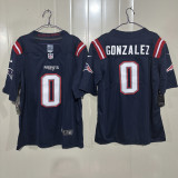 GONZALEZ #0 Men's New England Patriots NFL Jersey 爱国者