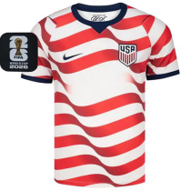 2026/27 U.S  Home Fans Soccer Jersey 实心 (Have Right Patch 有右臂章 黑底白字）