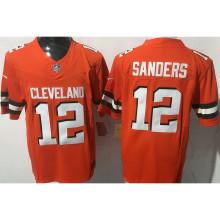 SANDERS #12 Men's Cleveland Browns NFL Jersey 布朗  (3代）