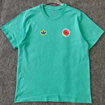 2026/27 Colombia Retro Style Pure Cotton T-Shirt 队微 红色