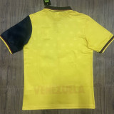 1998 Venezuela Away Yellow Retro Soccer Jersey
