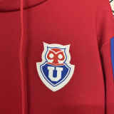 2026/27 Universidad de Chile Red Hoody Training Sweater