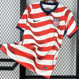 2026/27 U.S Home 1:1 Quality Red White Fans Soccer Jersey