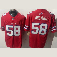 MILAND #58 Men's Buffalo Bills NFL Jersey 布法罗比尔  (3代）