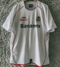 2005/2006 Deportivo Toluca Away White Retro Soccer Jersey 托卢卡