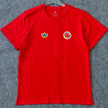 2026/27 Colombia Retro Style Pure Cotton T-Shirt 队微 红色