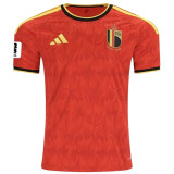 2026/27 Belgium 1:1 Quality Home Red Fans Soccer Jersey (Have Right Patch 有右臂章 白底黑字）