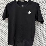 2026/27 AD Black Casual Pure Cotton T-Shirt  T290 三叶草