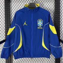 2026/27 Brazil Blue Windbreaker