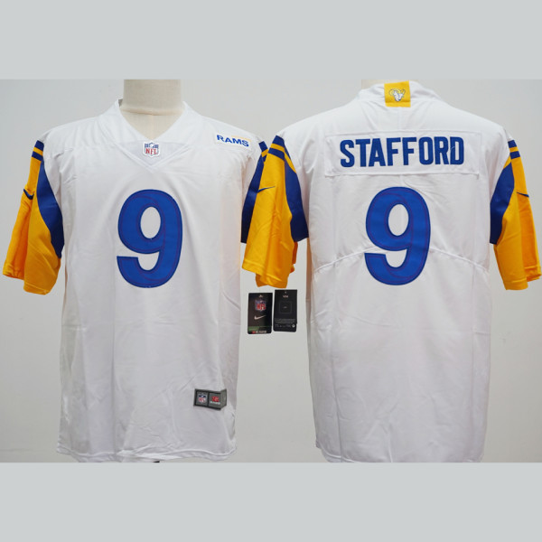 STAFFORD #9 Men's Los Angeles Rams NFL Jersey 公羊