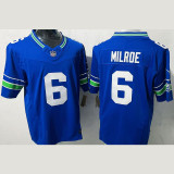 MILROE #6 Men's Seattle Seahawks NFL Jersey 海鹰