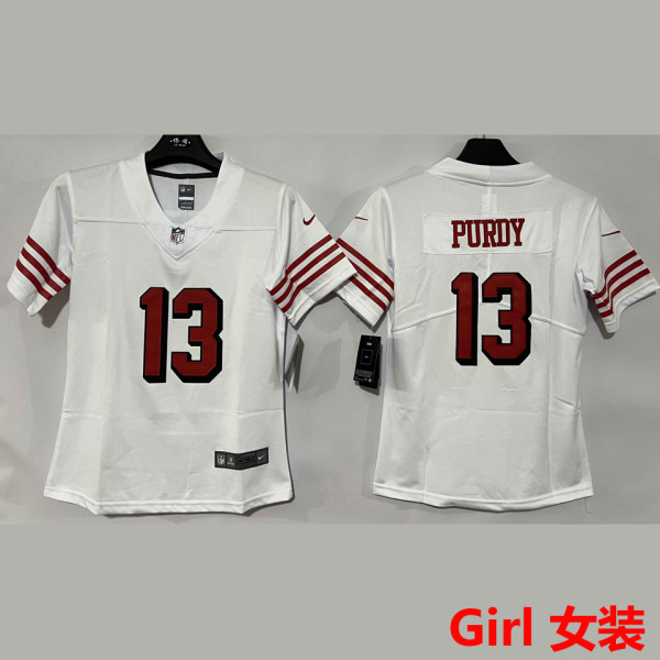 PURDY #13 San Francisco 49ers Girl NFL Jersey 49人