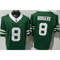 RODGERS #8 Men's New York Jets NFL Jersey 喷气机   (3代）