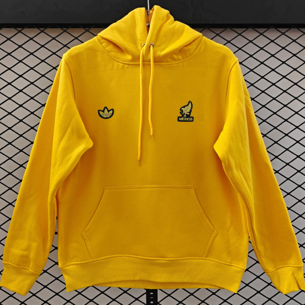 2026/27 Mexico Yellow Retro Style Hoody 小绣花