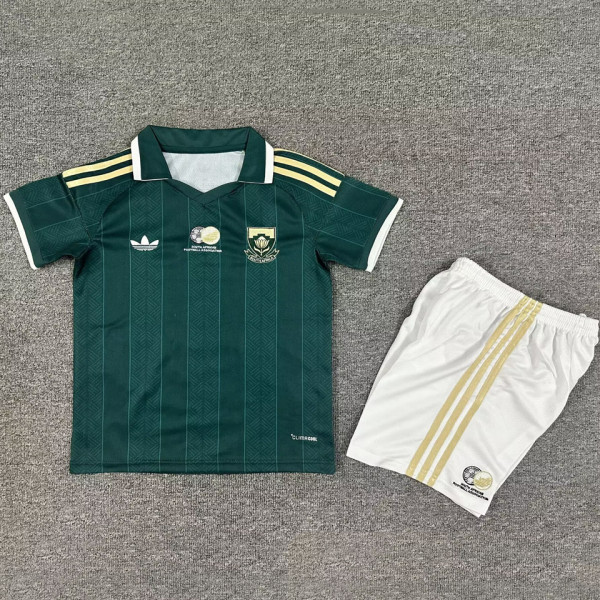 2026/27 South Africa Away Green Kids Soccer Jersey