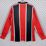 1996/1997 Frankfurt Home Red Retro Long Sleeve Soccer Jersey