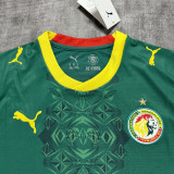 2026/27 Senegal Away Green Fans Soccer Jersey  (Have Right Patch 有右臂章 白底黑字）