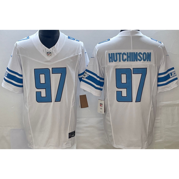 HUTCHINSON #97 Men's Detroit Lions NFL Jersey 雄狮     (3代）