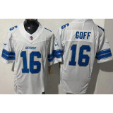 GOFF #16 Men's Detroit Lions NFL Jersey 雄狮     (3代）