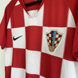2018 Croatia Home Red White Retro Soccer Jersey