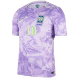 2026/27 South Korea Away Fans Soccer Jersey (Have Right Patch 有右臂章 黑底白字）