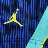 2026/27 Brazil Away Blue Player Version Kids Jersey 球员版童装