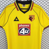 1999/2001 Watford Home Yellow Retro Soccer Jersey
