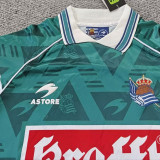 1995/1996 Real Sociedad Away Retro Soccer Jersey
