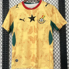 2026/27 Ghana Away Yellow Fans Soccer Jersey