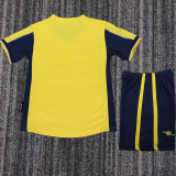 2000/2001 ARS Away Yellow Retro Kids Soccer Jersey