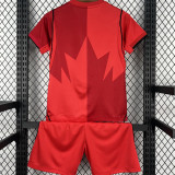 2026/27 Canada Home Red Kids Soccer Jersey