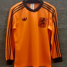 1980 NL Home Orange Retro Long Sleeve Jersey