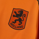 1980 NL Home Orange Retro Long Sleeve Jersey