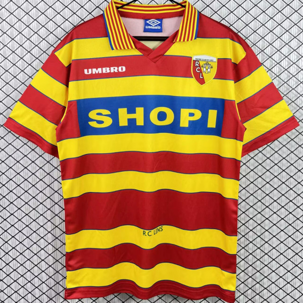 1996/1997 Lens Home Retro Soccer Jersey